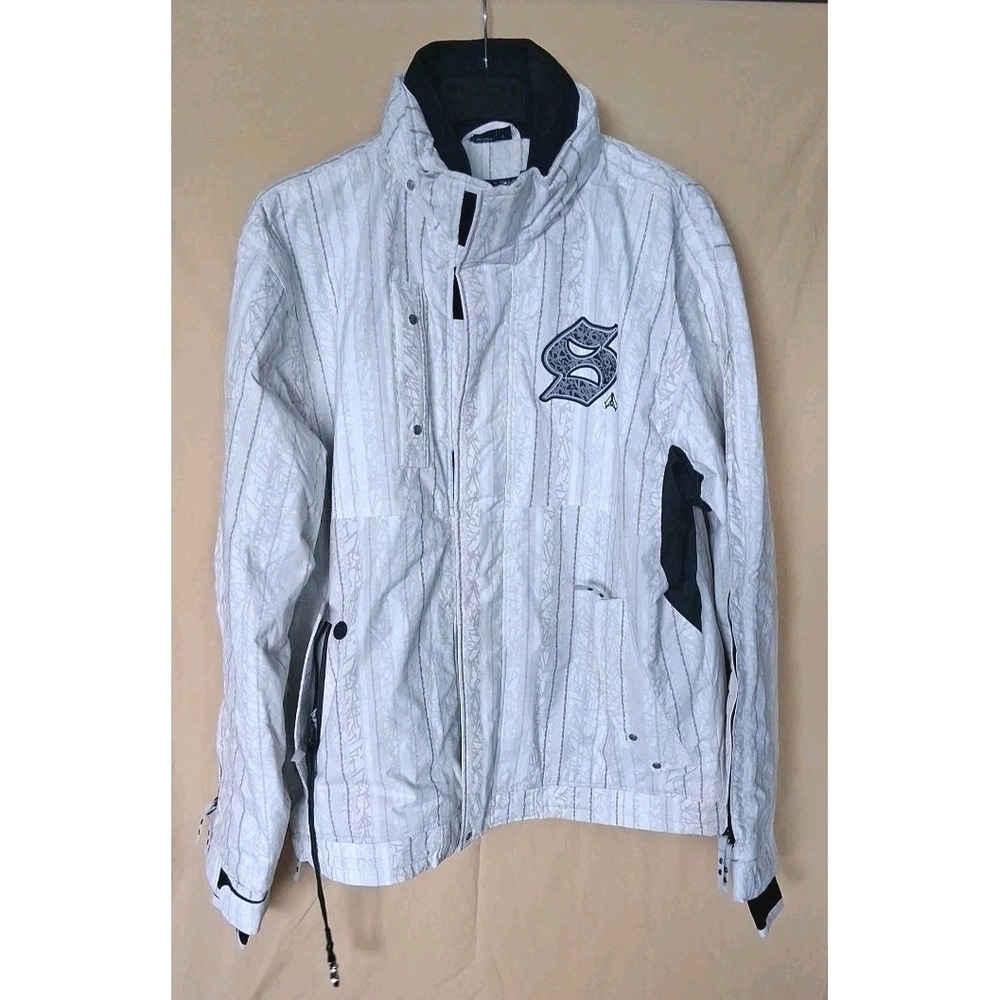 Section Ski Jacket Men's Size Large Winter Snowboard White Insulated Coat